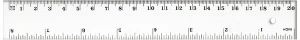 Linijka 20cm Tetis