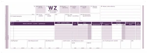 Druk WZ 1/2 A4 wielokopia MiP