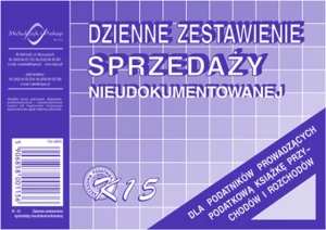 Druk Dzienne zest. sprzedaży nieudokumentowanej K15, MiP