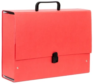 Teczka z rączką B4 Jumbo Ecoline czerwona 35 x 25,5 x 10 cm, Tadeo