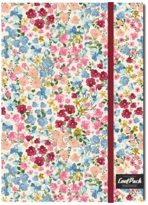 Brulion A5 z gumką Forget Me Not CoolPack, Patio