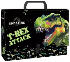 Teczka z rączką gruba Dinozaur 20, Derform