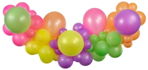 Girlanda balonowa DIY fluorescencyjna, 65 szt., GoDan