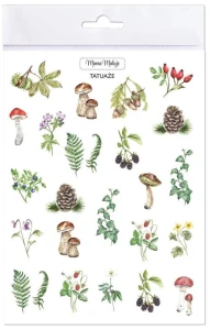 Tatuaże zmywalne Leśne Botaniczne, Mama Maluje