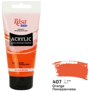 Farba akrylowa Orange 407 75ml, Rosa Studio