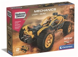 Zestaw kreatywny laboratorium mechaniki Łazik quad, Clementoni