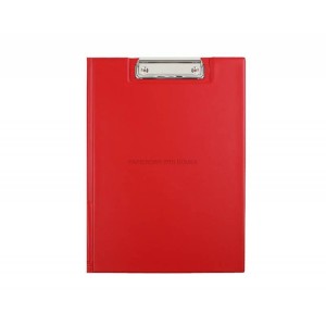 Teczka z klipem A4 czerwona otwierana, Biurfol