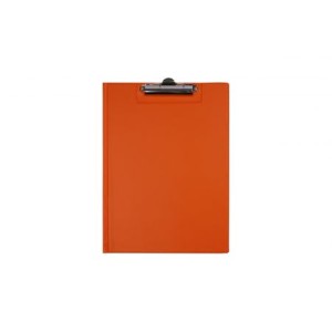 Teczka z klipem A4 pomarańczowa otwierana, Biurfol