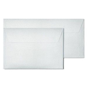 Koperty ozdobne C6 Pearl srebrny 120g 10 szt. P, Galeria Papieru