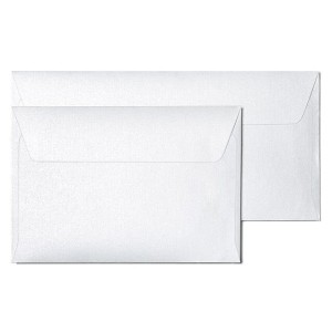 Koperty ozdobne 158x158mm Millenium diamentowa biel 120g 10 szt. P, Galeria Papieru