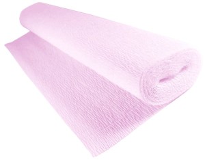 Krepina krepa włoska liliowa jasna 50 x 250 cm 592, Cartotecnica Rossi