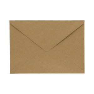 Koperty ozdobne C5 Kraft ciemnobeżowy 120g 10 szt. K, Galeria Papieru