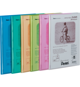 Album ofertowy 20 koszulek A4 różowy Clear, Pentel