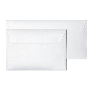 Koperty ozdobne C6 Millenium białe 120g 10 szt. P, Galeria Papieru
