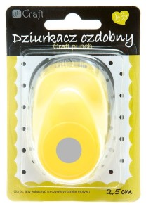 Dziurkacz Ozdobny 2,5Cm Koło (2,2 Cm) Dpcraft