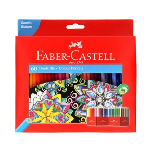 Kredki ołówkowe Faber-Castell 60 kolorów Zamek