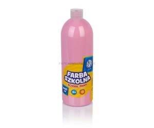 Farba szkolna plakatowa Astra różowa jasna 1000ml 