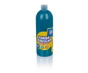 Farba szkolna plakatowa Astra turkusowa 1000ml 