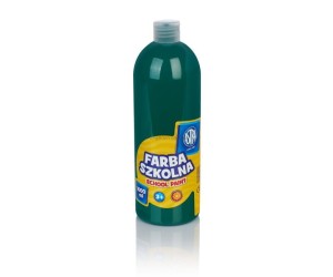 Farba szkolna plakatowa Astra zielona ciemna 1000ml 