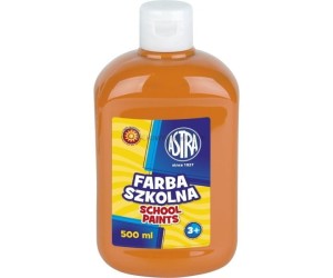 Farba szkolna plakatowa Astra pomarańczowa 500ml 