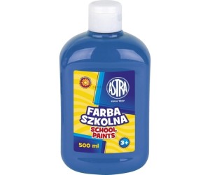 Farba szkolna plakatowa Astra niebieska 500ml 