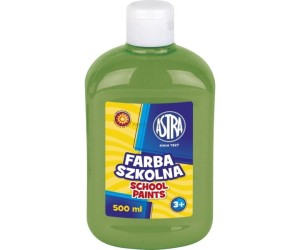 Farba szkolna plakatowa Astra zielona 500ml 