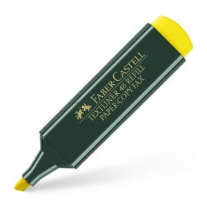 Zakreślacz żółty Faber-Castell Textliner 48