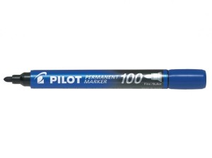Marker permanentny Pilot niebieski okrągły SCA-100