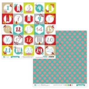 Papier dwustronny 30,5 x 30,5cm - Xmas Boutique 08, 5szt, DpCraft