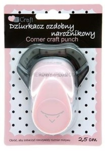 Dziurkacz Ozdobny Narożnikowy 2,5Cm Zaokrąglacz Dpcraft