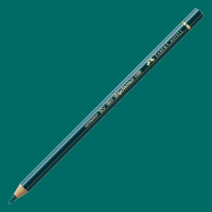 Kredka Polychromos 158 zieleń kobaltowa głęboka, Faber-Castell  