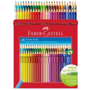 Kredki ołówkowe trójkątne Faber-Castell Grip 48 kolorów