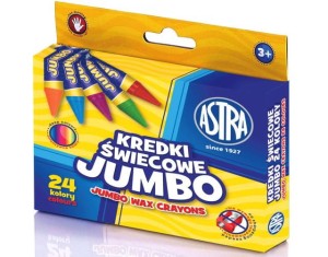 Kredki świecowe Astra 24 kolory