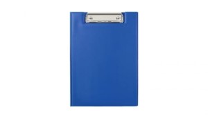 Teczka podkładka z klipem A5 niebieska Biurfol