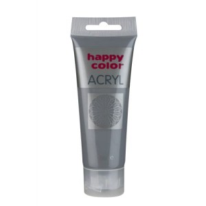 Farba akrylowa szara Happy Color 75 ml