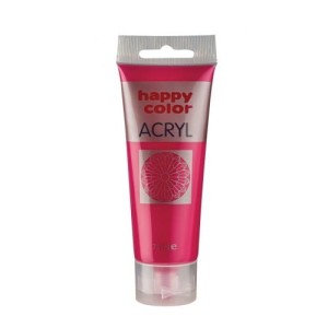 Farba akrylowa różowa ciemna Happy Color 75 ml