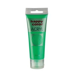 Farba akrylowa zielona jasna Happy Color 75 ml