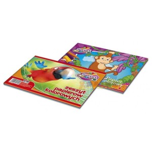 Zeszyt papierów kolorowych A5, Koma Plast