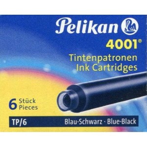 Naboje atramentowe granatowe 6 szt., Pelikan