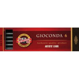 Grafity do ołówków automatycznych 5,6 mm 2B op. 6 szt. Gioconda Koh i Noor