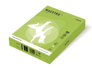 Papier xero A4 zielony cytrynowy 500 ark. 80g Maestro Color LG46