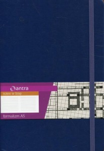 Notes Antra w linię A5 granatowy Formalizm
