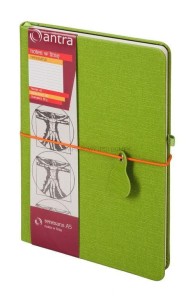 Notes Antra w linię A5 zielony Renesans 