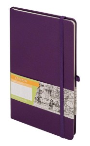 Notes Antra w linię fioletowy A5 Romantyzm