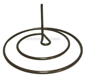 Stojak  metalowy  "igła" 4cm,wys.8cm, 2mm r.SMw-1691, Aliga