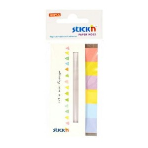 Zakładki indeksujące 45 x 15 mm 6 kolorów NEON Candy 180 szt., Stick'n