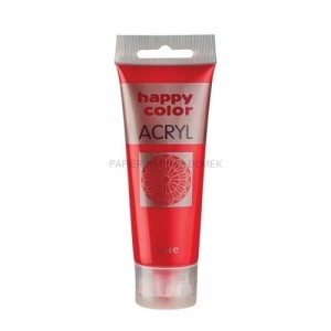 Farba akrylowa czerwona Happy Color 75 ml