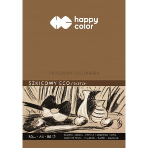 Szkicowy A4 80ark ECO, Happy Color