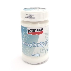 Pasta żelowa transparentna gęsta 100 ml Matowa Opalizująca Heavy body Gel, Pentart