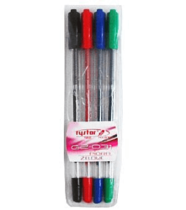 Długopisy żelowe zestaw 4 szt GZ-031, Rystor